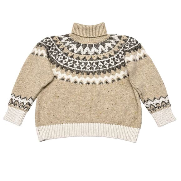 Pilcro Turtleneck Sweater Plus Size 2X Oversized Fair Isle Slouchy Ribbed NEW - Picture 5 of 15